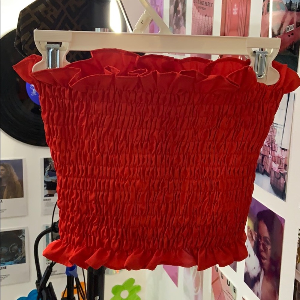 red tube top